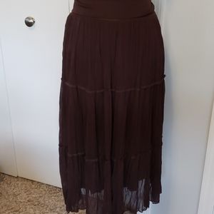 Brown skirt